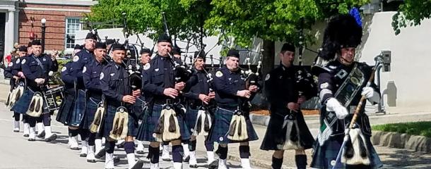 NH Pipes & Drums at the Law Enforcement Memorial